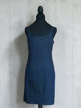California Influence Junior Denim Midi Dress (1218)